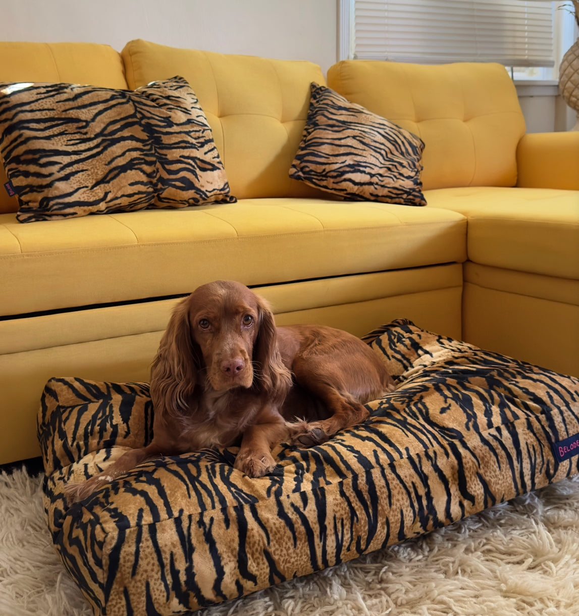 TIGER INTERIOR CUSION RUST/BLACK