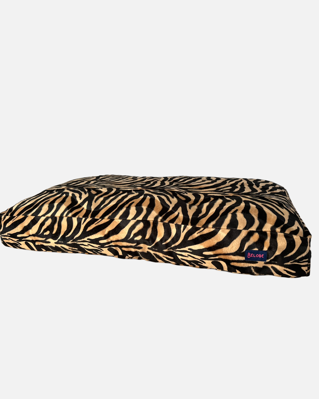 ZEBRA DOG BED BEIGE/BLACK