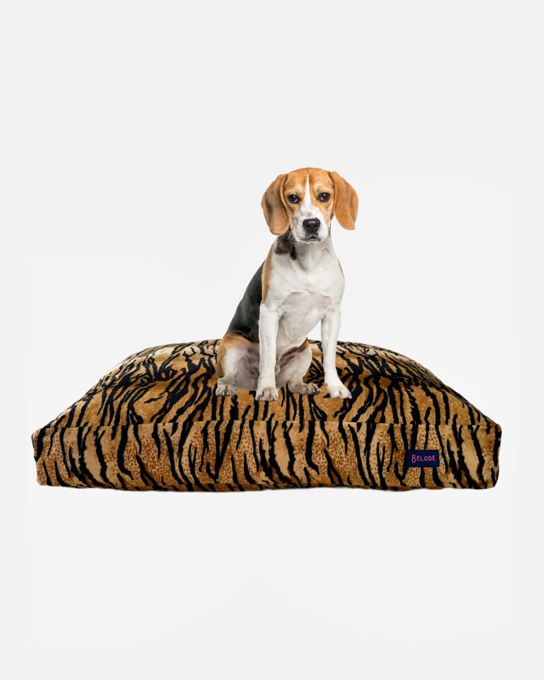 TIGER DOG BED RUST/BLACK